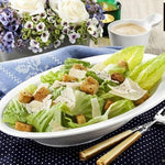 Load image into Gallery viewer, White Ceaser Salad Bowl 8.5" inch X 6" inch | 21 X 14.5 Cm
