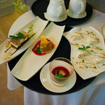 Load image into Gallery viewer, White Celery Tray / Dish 14" inch X 4.5" inch | 35 X 11 Cm
