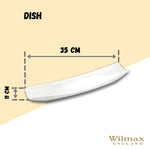Load image into Gallery viewer, White Celery Tray / Dish 14" inch X 4.5" inch | 35 X 11 Cm
