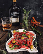 Load image into Gallery viewer, Flat Porcelain White Dish With Handles 10" inch | 26 Cm
