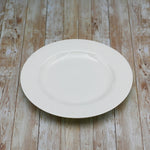 Load image into Gallery viewer, Professional Rolled Rim White Round Plate / Platter 12" inch |
