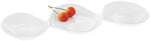 Load image into Gallery viewer, White Divided Sauce Dish 14.5" inch | 37 Cm
