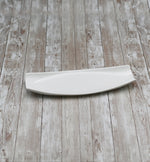 Load image into Gallery viewer, White Celery Tray / Dish 14" inch X 4.5" inch | 35 X 11 Cm
