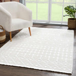 Load image into Gallery viewer, Beil Ivory Textured Area Carpet - Clearance
