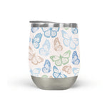 Load image into Gallery viewer, Blue Butterfly Stemless Wine Tumblers
