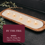 Load image into Gallery viewer, 5-Wick Dough Bowl Soy Candle - By The Fire

