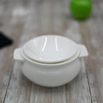 Load image into Gallery viewer, Set Of 2 White Baking Pot 21 Oz | 620 Ml

