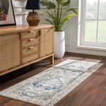 Load image into Gallery viewer, Brend Blue Medallion Area Rug

