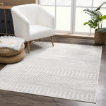 Load image into Gallery viewer, Tigri Aztec Ivory &amp; Gray 2318 Area Rug
