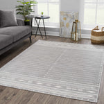 Load image into Gallery viewer, Tigri Aztec Ivory &amp; Gray 2324 Area Rug - Clearance
