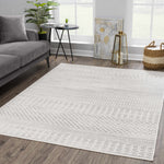 Load image into Gallery viewer, Tigri Aztec Ivory &amp; Gray 2318 Area Rug

