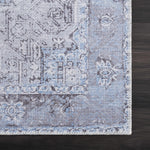 Load image into Gallery viewer, Aqua Rosman Washable Area Rug
