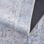 Load image into Gallery viewer, Aqua Rosman Washable Area Rug
