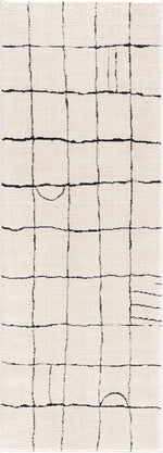 Load image into Gallery viewer, Keanu Black &amp; White Area Rug - Clearance

