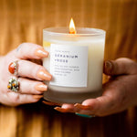 Load image into Gallery viewer, Geranium + Rose - Signature Candle
