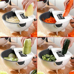 Load image into Gallery viewer, Multifunctional Vegetable Cutter With Drain Basket
