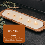 Load image into Gallery viewer, 5-Wick Dough Bowl Soy Candle - Harvest
