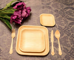 Load image into Gallery viewer, Palm Leaf Plates Square Dinner ALL SIZES Plates 4"-10" Inch (Set of 100/50/25)
