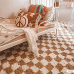 Load image into Gallery viewer, Kieu Yellow &amp; White Checkered Area Rug
