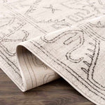 Load image into Gallery viewer, Divya Cream &amp; Charcoal Area Rug
