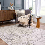 Load image into Gallery viewer, Divya Cream &amp; Charcoal Area Rug
