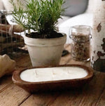 Load image into Gallery viewer, 3-Wick Dough Bowl Soy Candle - Harvest
