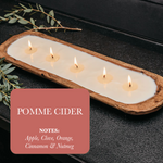 Load image into Gallery viewer, 5-Wick Dough Bowl Soy Candle - Pomme Cider
