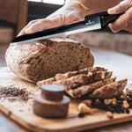 Load image into Gallery viewer, Kitchen Knife Set Kit | Black Magnetic Rack &amp; Sharpener
