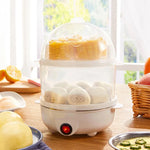 Load image into Gallery viewer, Multifunction Double Layers Egg Boiler
