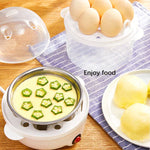 Load image into Gallery viewer, Multifunction Double Layers Egg Boiler

