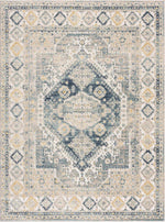Load image into Gallery viewer, Brend Blue Medallion Area Rug
