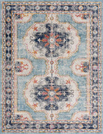 Load image into Gallery viewer, Tigried Turquoise 2308 Area Rug - Clearance
