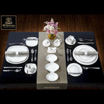 Load image into Gallery viewer, White Divided Sauce Dish 14.5" inch | 37 Cm
