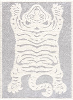 Load image into Gallery viewer, Zane Gray Tibetan Tiger Area Rug - Clearance
