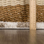 Load image into Gallery viewer, Kieu Light Gray &amp; Taupe Checkered Area Rug
