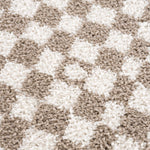 Load image into Gallery viewer, Kieu Light Gray &amp; Taupe Checkered Area Rug
