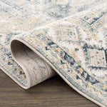 Load image into Gallery viewer, Brend Blue Medallion Area Rug
