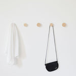 Load image into Gallery viewer, Round Beech Wood Coat Hook/Knob - Set of 2
