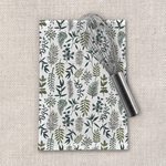 Load image into Gallery viewer, Fern Watercolor Tea Towel
