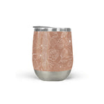 Load image into Gallery viewer, Copper Magnolia Wine Tumbler
