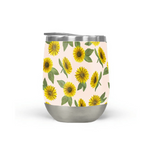 Load image into Gallery viewer, Sunflower Wine Tumbler
