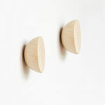 Load image into Gallery viewer, Round Beech Wood Coat Hook/Knob - Set of 2
