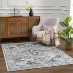 Load image into Gallery viewer, Liverpool Gray &amp; Blue Area Rug
