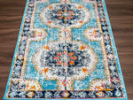 Load image into Gallery viewer, Tigried Turquoise 2308 Area Rug - Clearance
