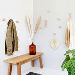 Load image into Gallery viewer, Round Beech Wood Coat Hook/Knob - Set of 4
